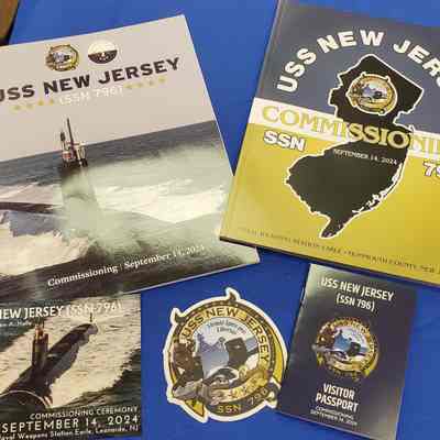 USS New Jersey Commissioning Collection
