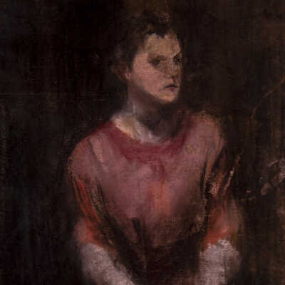 Untitled (portrait of a girl in pink)