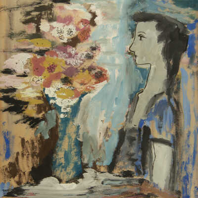 Girl With Flowers