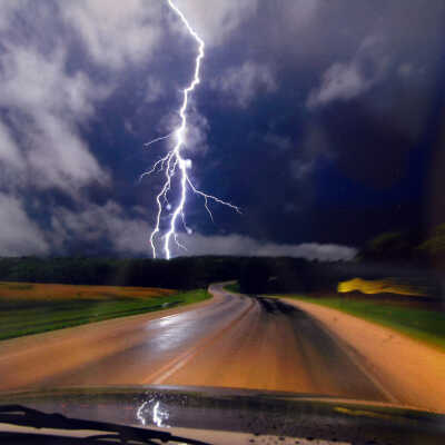Stormy Drive Home
