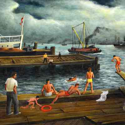 Docks at Gansevoort St., North River
