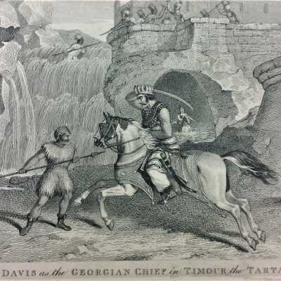 Mr. Davis as the Georgian chief in Timour the Tartar