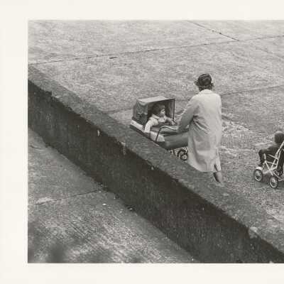 Older Couple Walking with Children, Dublin