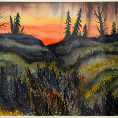 Evening Glow, Light Rain