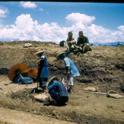 Chinese Women Working on Runway, Kunming, China