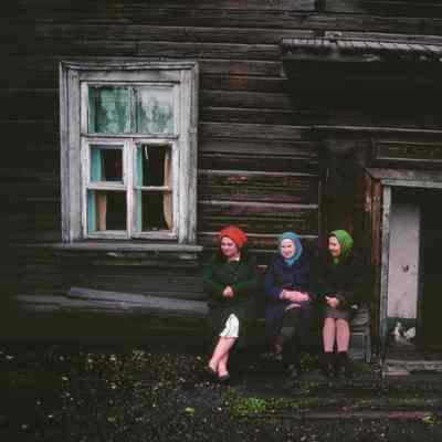 Siberian women live in a poor coal-mining and steel-manufacturing town enduring widespread hardships, Novokuznetsk, Russia