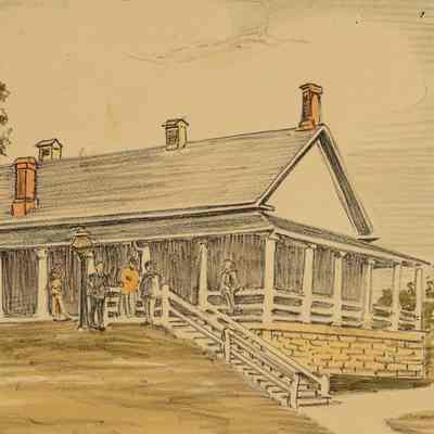 . . . at Fort Leavenworth used as First Territorial Capitol