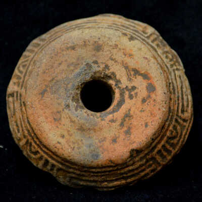 Pre-Columbian spindle whorl or bead
