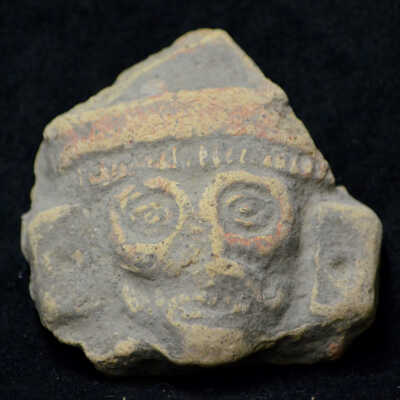 Aztec Molded Terracotta Face