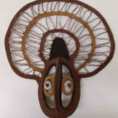 Sepik yam mask