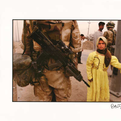 The war in Iraq, near Basra, Irak