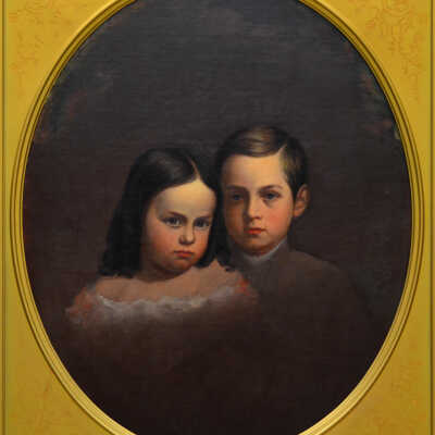 Untitled (portrait of two children)