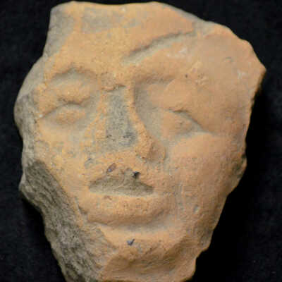 Aztec Molded Terracotta Face