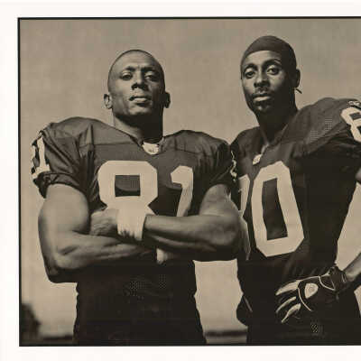Tim Brown and Jerry Rice, Alameda, CA