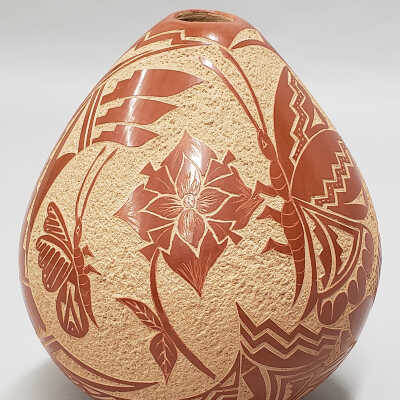untitled butterfly vase
