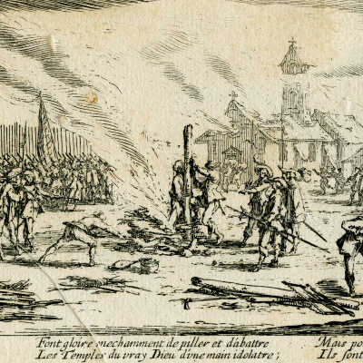 Le Bucher (from The Miseries and Woes of War)