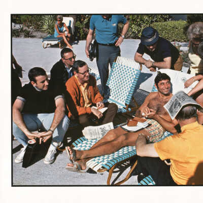 Joe Namath, two days before Super Bowl III, at the Gulf Ocean Mile Hotel. Ft Lauderdale, Fl.