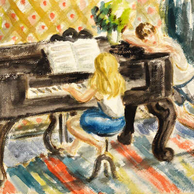 Girl Playing Piano