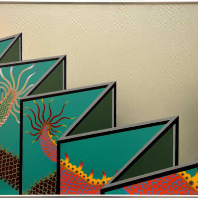 China Town Series with Dragon Screen