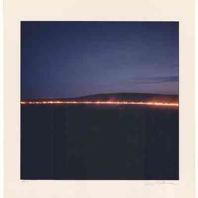 Flint Hills Grass Fire Near Bazaar, Kansas, 1990