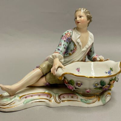 Reclining Man Holding a Bowl