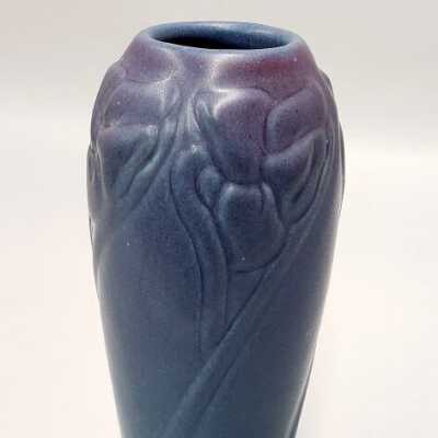 Blue Daffodil Vase