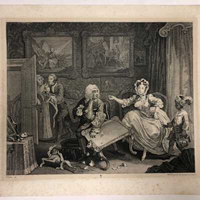 A Harlot's Progress, Plate 2
