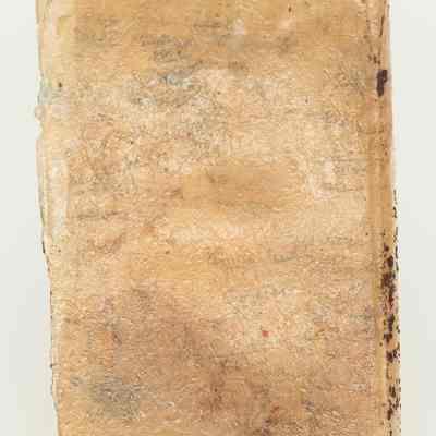 untitled (resined note page)