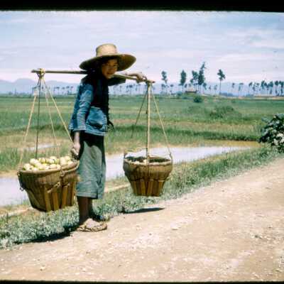 Girl On Road, Kunming, China