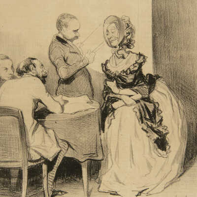 Les bas bleus "Blue Stockings"