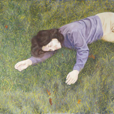Girl on Grass