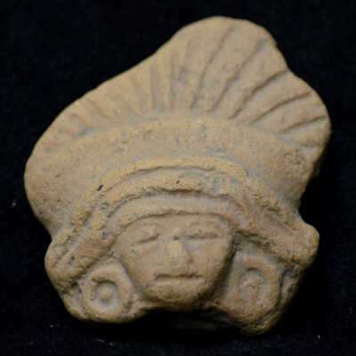 Aztec Molded-Terracotta Head