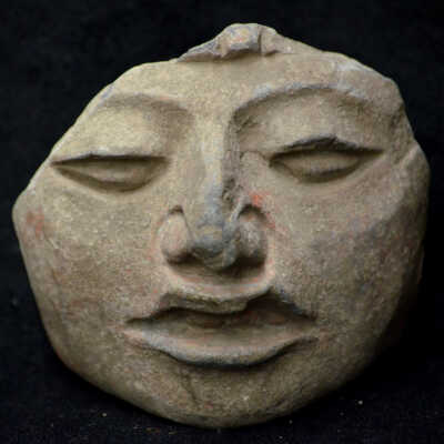 Zapotec Terracotta Partial Face