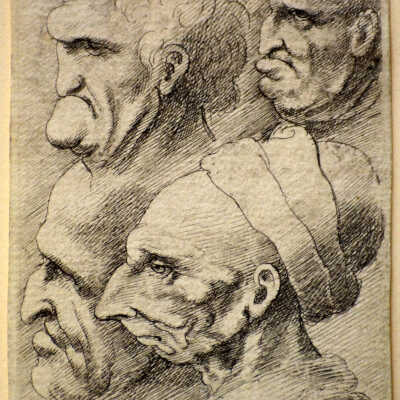 Four Male Heads