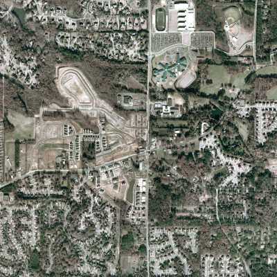 2007 Aerial Photo of Crabapple