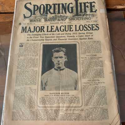 George Nap Rucker Sporting Life Newpaper 1912
