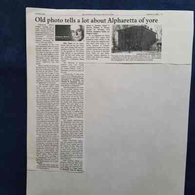 Old photo tells a lot about Alpharetta of yore.