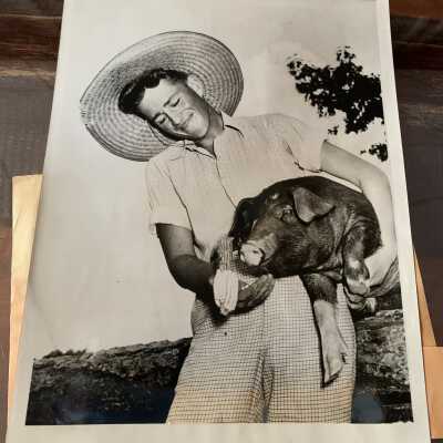 Emerson Smith & "Chain" Pig