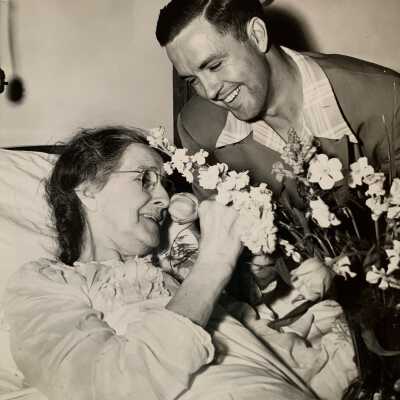 Johnny Rucker visits Mom in Hospital