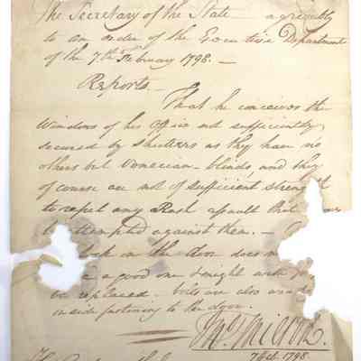 1798 John Milton letter