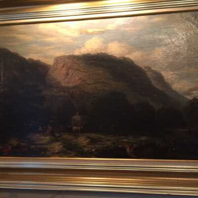 Unknown artist - Landscape with hay harvesters
