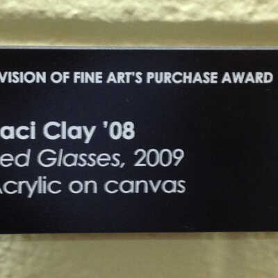 Clay - Red Glasses - tag