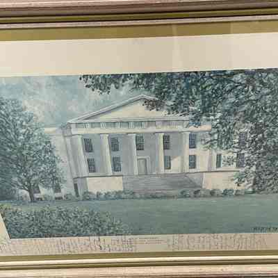 Old Morrison print by Huston