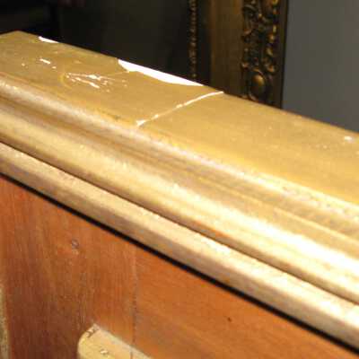 McClain - small damage to top of frame