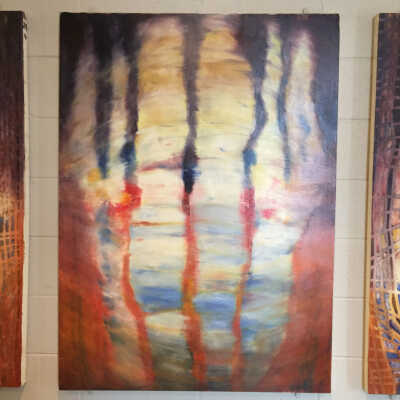 Julie Blankenship - Tension Triptych 2nd panel
