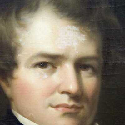 James Bush portrait - detail