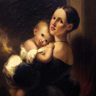Charlotte Bush (nee James) and Nannie Massie Bush