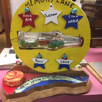 Memory Lane Mountain Rover Assemblage by unknown artist