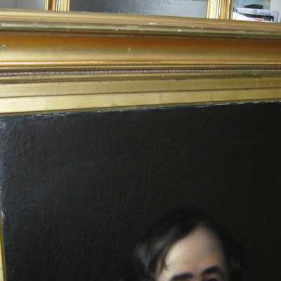  Bush self portrait - frame detail