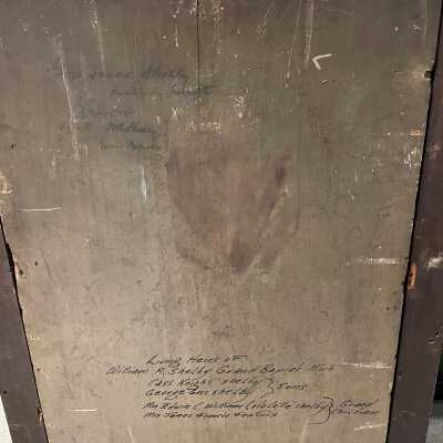 Jouett - Portrait of Isaac Shelby: back of portrait